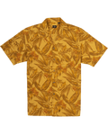 mustard tropical camp shirt