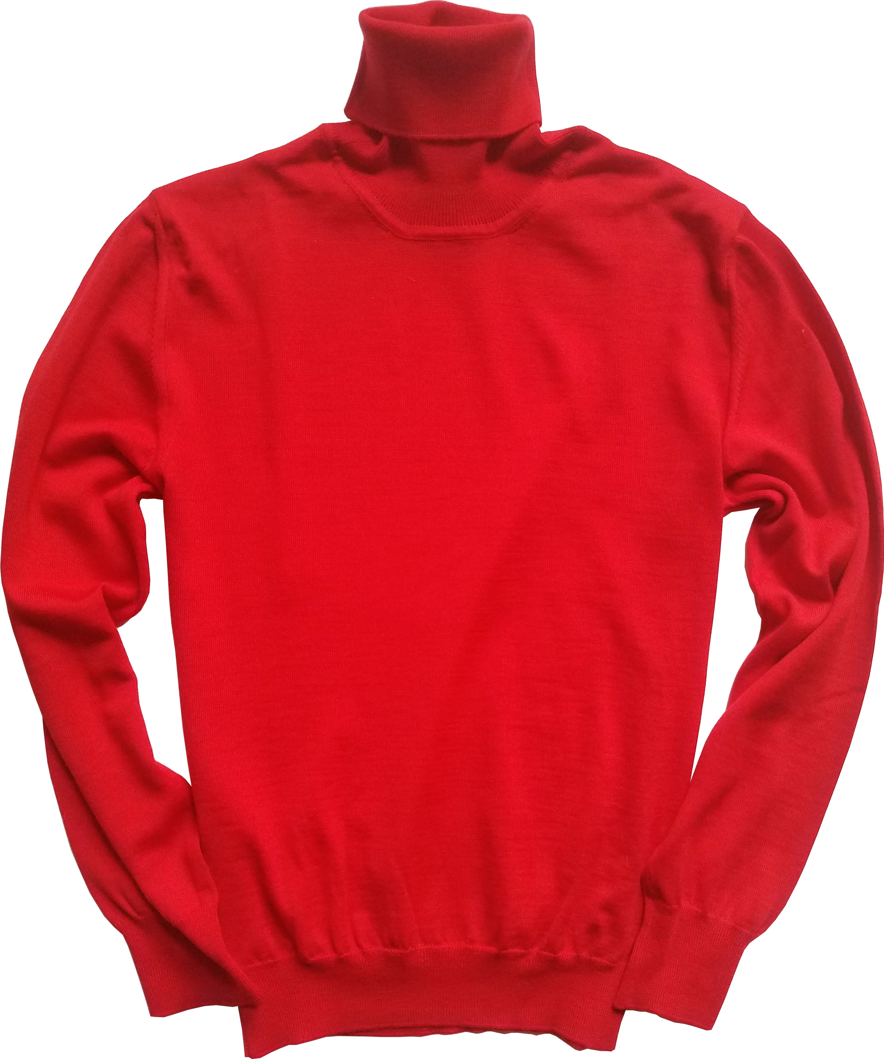 Men Red Turtleneck Near Me David Hart Fine Gauge Merino Red